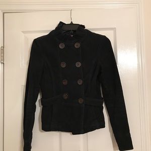 Hudson black ruffle jacket